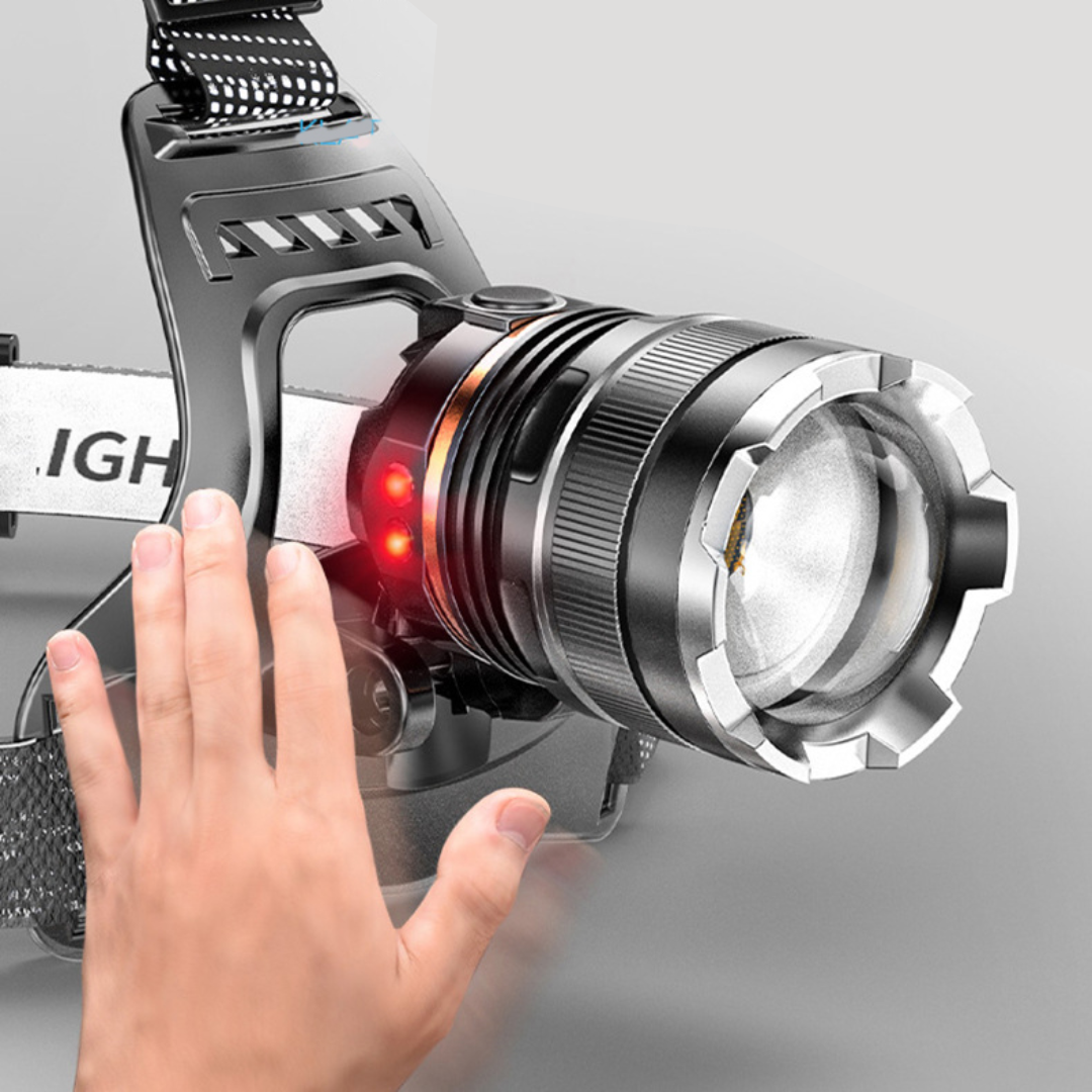 Lanterna de Cabeça Zoom Potente