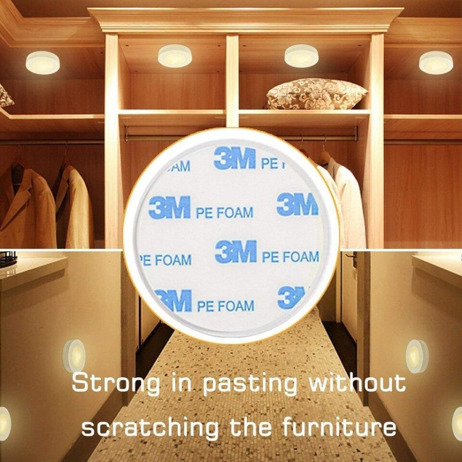 Kit Luminária Led - Sem Fio - Spot de Led a Pilha com Controle Remoto