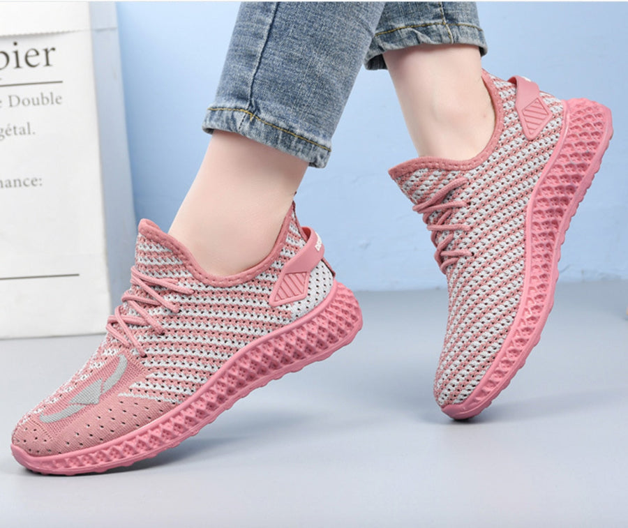 Tênis Mesh Feminino Conforto Colorido