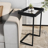 Mesa de Apoio Lateral Sofá Com Espelho