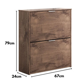 SAPATEIRA NULSE 2 PORTAS | Marrom