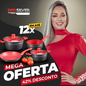 Panelas Red Silver direto da fábrica LEVE 15, PAGUE 9