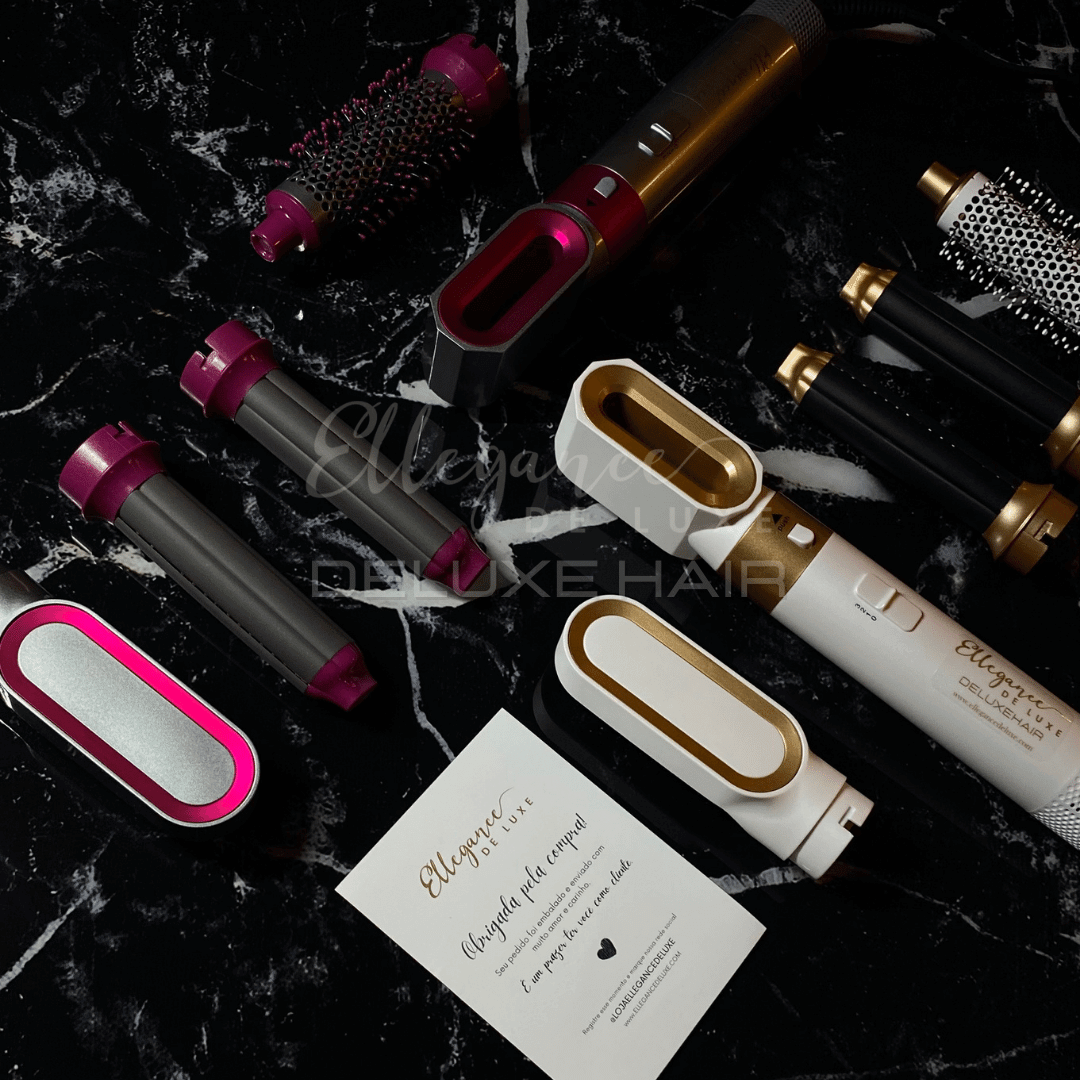 Escova Modeladora 5 em 1 - Luxo Hair 2025 -