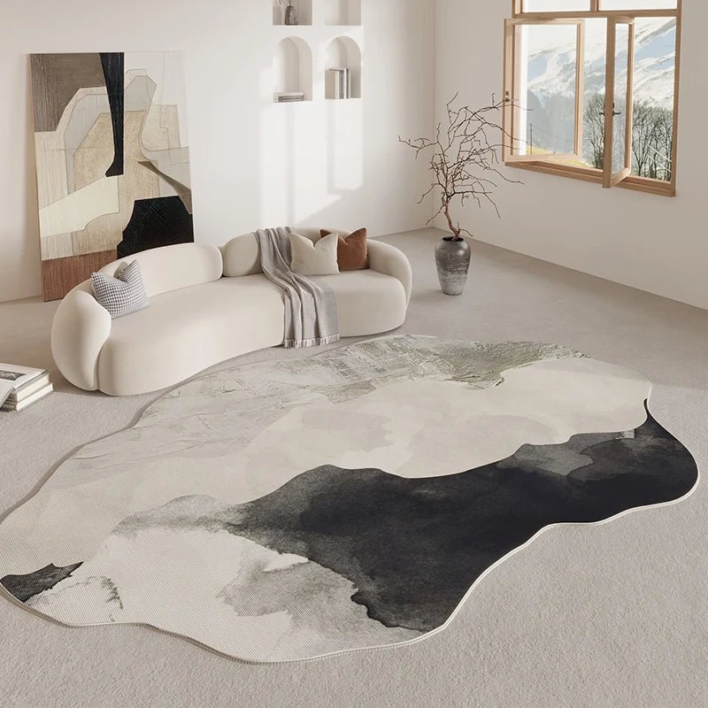 Tapete Irregular Macio Espessado Retrô