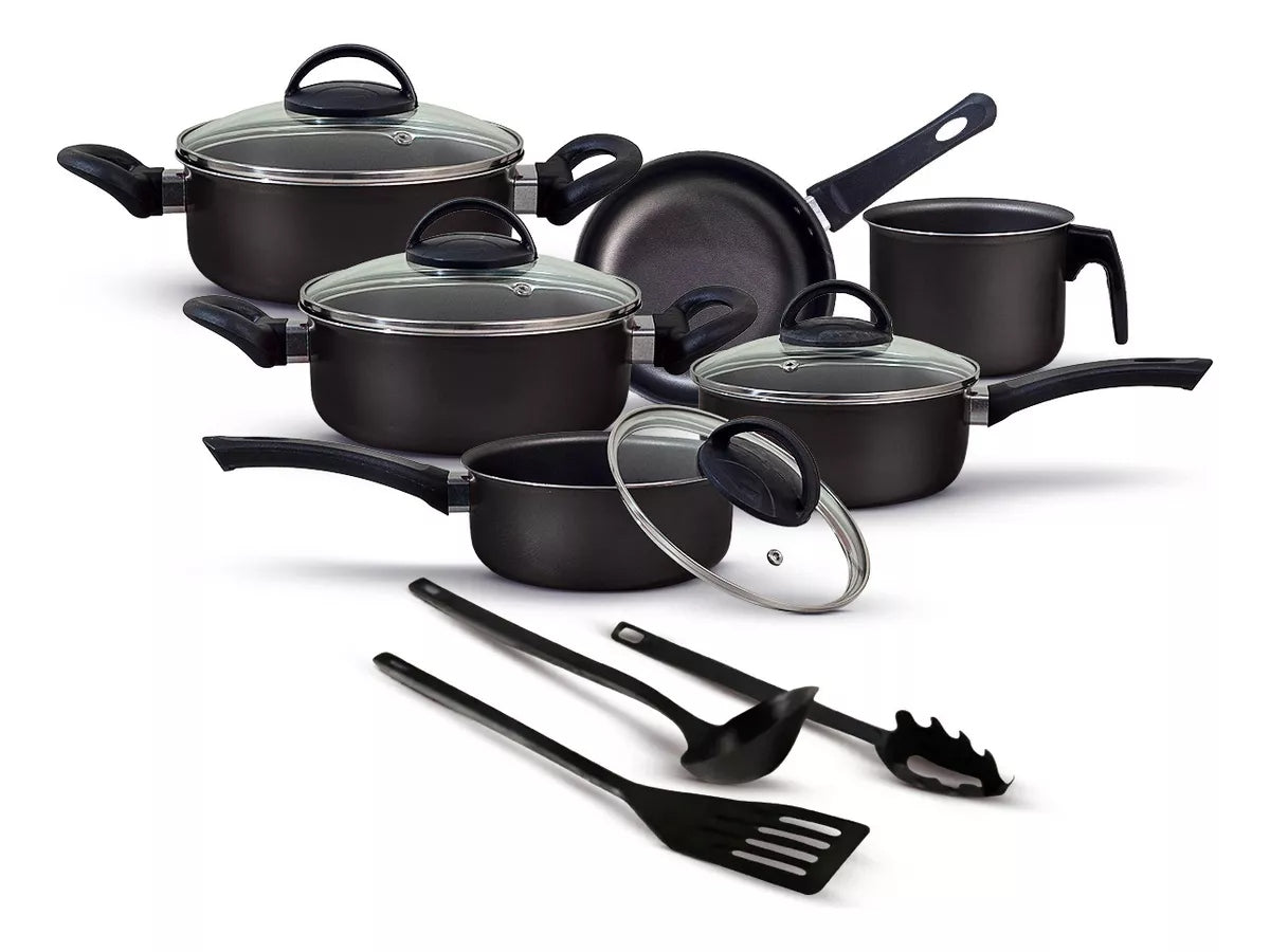 Kit de Panelas 9 Peças com Teflon Antiaderente