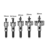 Fura Tudo - Titanium Dril ™ Kit 05 brocas serra copo