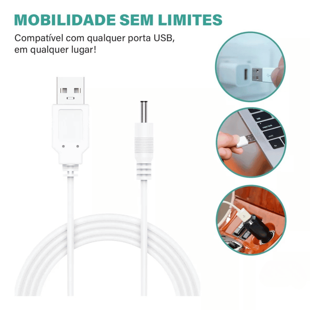 Mini Ar Condicionado Climatizador Portátil USB