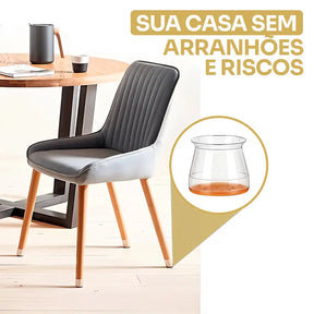 Tampa de Silicone para Pés de Móveis - MoveFlex® (Protege contra Riscos e Barulhos) - Leve Mais e Pague Menos!