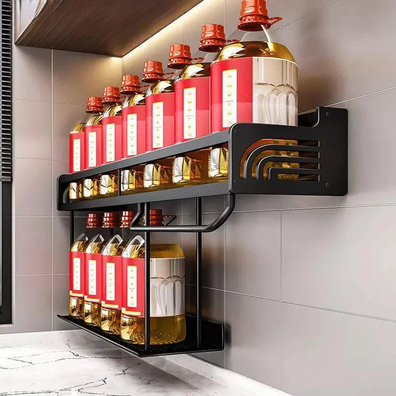 Prateleira Multifuncional para Cozinha em Aço Inox