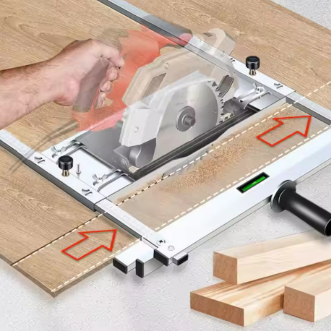 Gabarita Corte™ – Cut Master  Guia De Corte Para Serra Circular + SUPER BRINDE