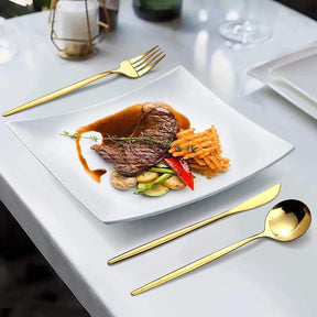 Conjunto de Talheres de Aço Luxo Inoxidável 24 Peças