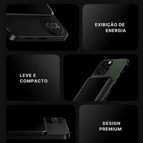 Carregador Portátil por Indução Sem Fio – Innova Fácil