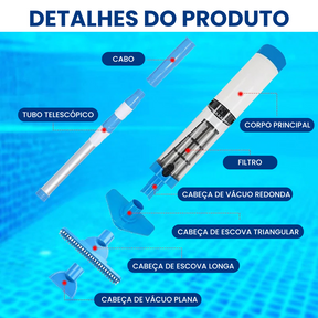iToolMax – Aspirador de Piscina Recarregável 3 em 1 Fc