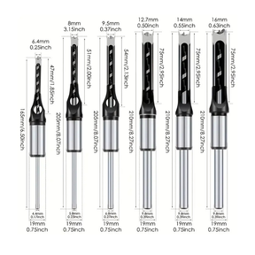 Sharp Drill®  Kit 06 brocas quadradas + Adaptador