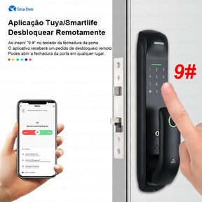 Fechadura Digital Smart 3D Wifi Biométrica Security Smart