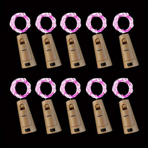 Luzes de garrafa de LED Natalina