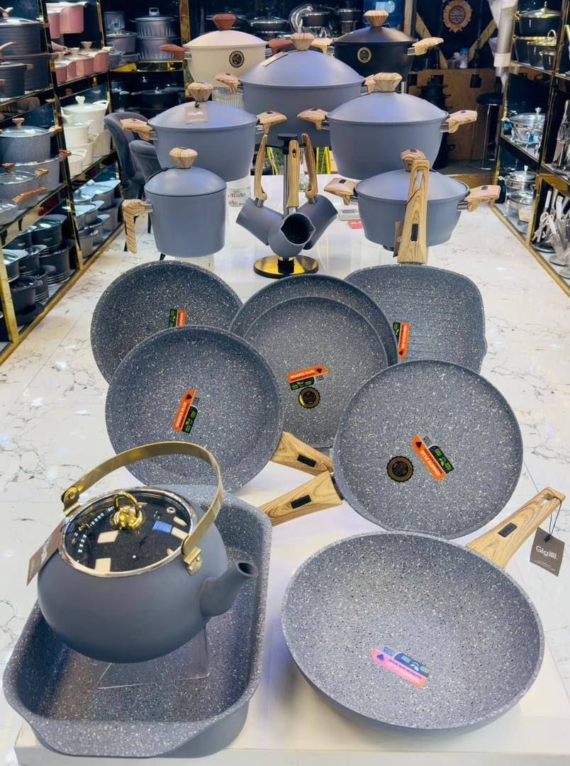 Jogo de Panelas 15 Peças Antiaderente + Brindes Exclusivos