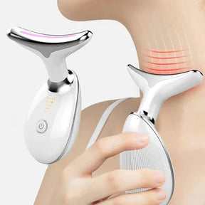 Massageador Elétrico Facial com Fototerapia Anti-Rugas