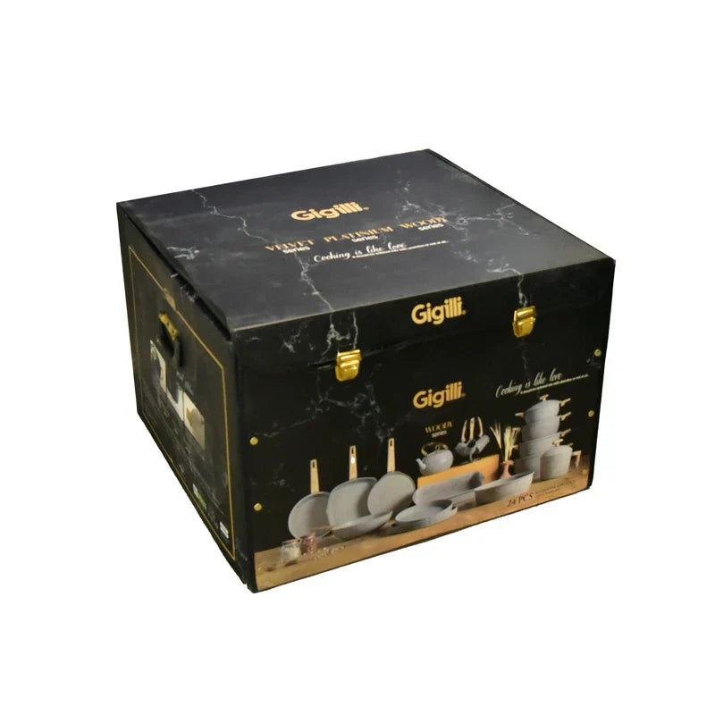 Jogo de Panelas 15 Peças Antiaderente + Brindes Exclusivos