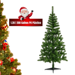 Árvore Natal Pinheiro Luxo | Decoração Volumosa e Elegante Sem Esforço