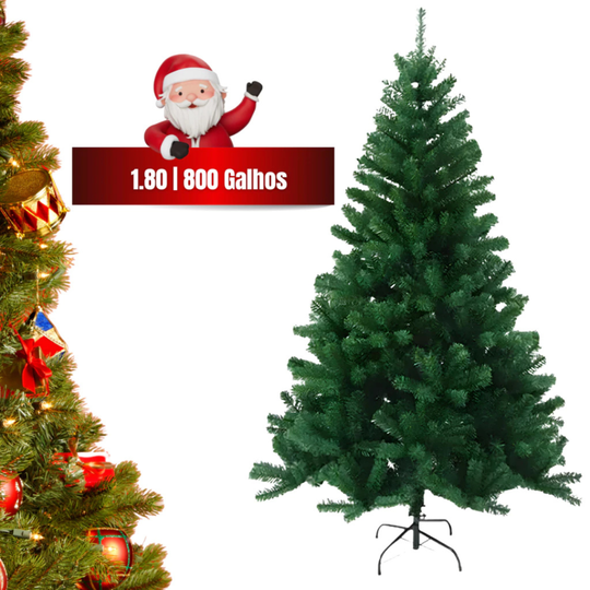 Árvore Natal Pinheiro Luxo | Decoração Volumosa e Elegante Sem Esforço