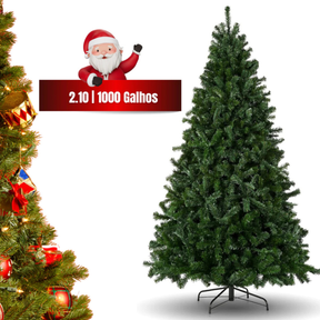 Árvore Natal Pinheiro Luxo | Decoração Volumosa e Elegante Sem Esforço