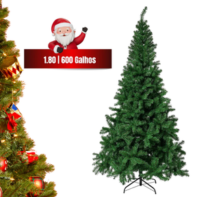 Árvore Natal Pinheiro Luxo | Decoração Volumosa e Elegante Sem Esforço