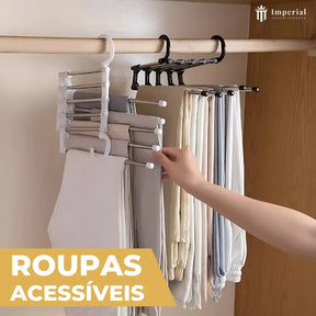 ImperialFlex® - Cabide Flexível 5 em 1 (Compre 1 e Leve 2) - Queima de Estoque!