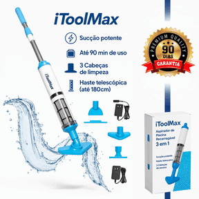 iToolMax – Aspirador de Piscina Recarregável 3 em 1 Fc