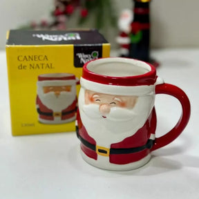 Caneca Natal Papai Noel | Magia e Café na Sua Mesa Natalina