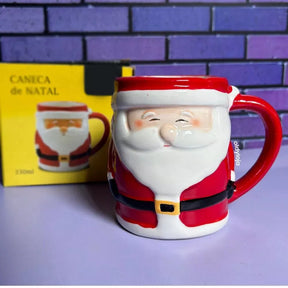 Caneca Natal Papai Noel | Magia e Café na Sua Mesa Natalina