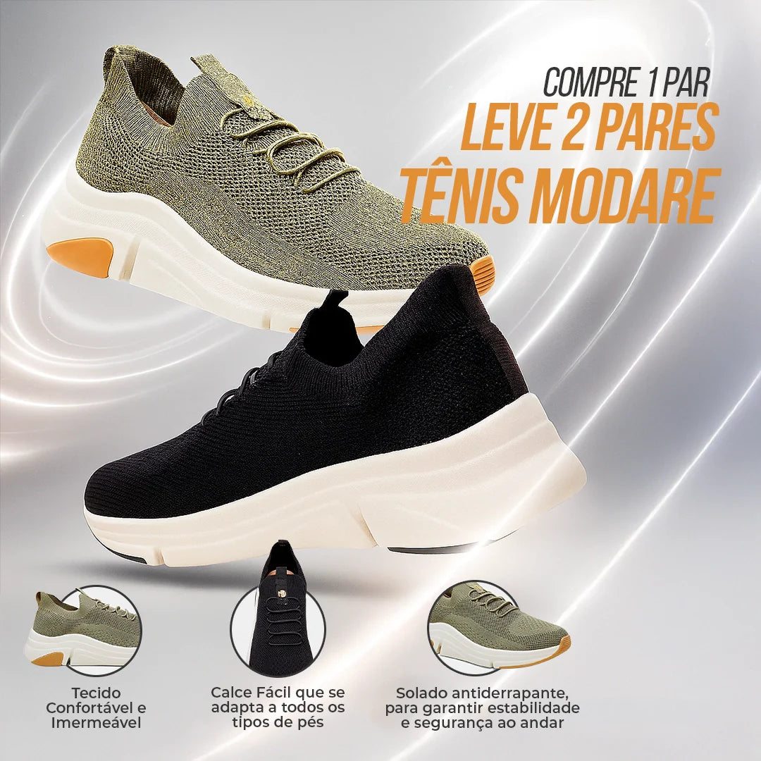 Compre 1 Leve 2 Tênis Ortopédico Modare 2026 - [Lançamento]