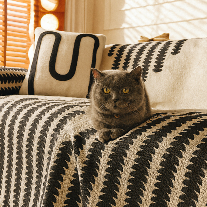 Capa Manta de Sofá Chenille