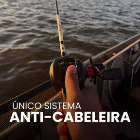  BLACK MAX3, drag de 8 kg, freio magnético ajustável, recolhimento 6.3:1 e 202 g para máximo conforto