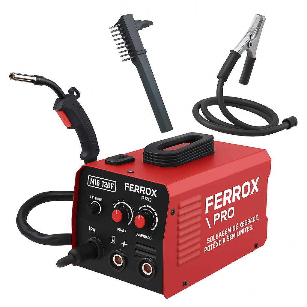 Inversora De Solda Profissional Cor Vermelho 220V