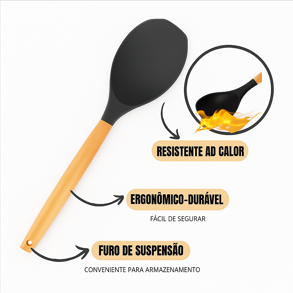 Kit Luxo 19 Peças para Sua Cozinha Organizada e Sofisticada