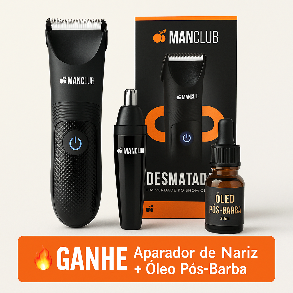 Desmatador - Aparador de Pelos Íntimos Masculino + 2 Brindes Exclusivo