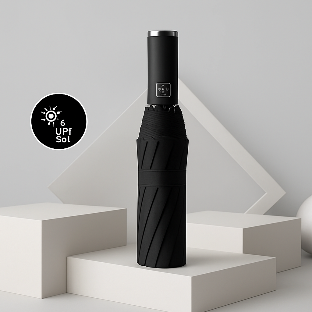 Guarda-Chuva Automático  – Resistente ao Vento, Proteção Solar