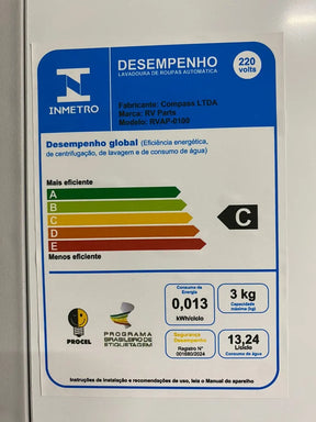 Mini Maquina De Lavar Roupas Lavadora Compacta 3kg 220v