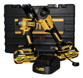 Combo Lixadeira Esmeril + Parafusadeira 21v Profissional