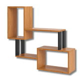 Estante Nicho Industrial para Livros Home Office