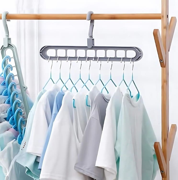 [Compre 1 Leve 3] Organizador de Roupas Dobrável Imperial Box® + Brinde: Cabide Flexível 9 em 1