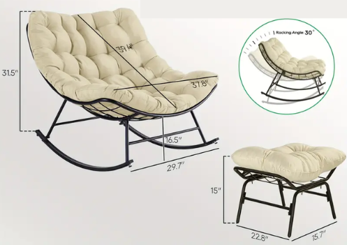 Poltrona Comfort Zen by Home Design+Descansa Pés