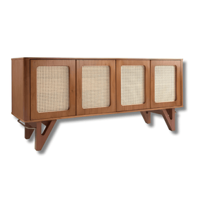 Buffet Parma com Telinha Pés em Madeira Maciça de Eucalipto