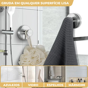 FixPro® – Gancho de Ventosa Premium (Fixação Ultra Forte sem Furos!) – Compre 1 Leve 2!