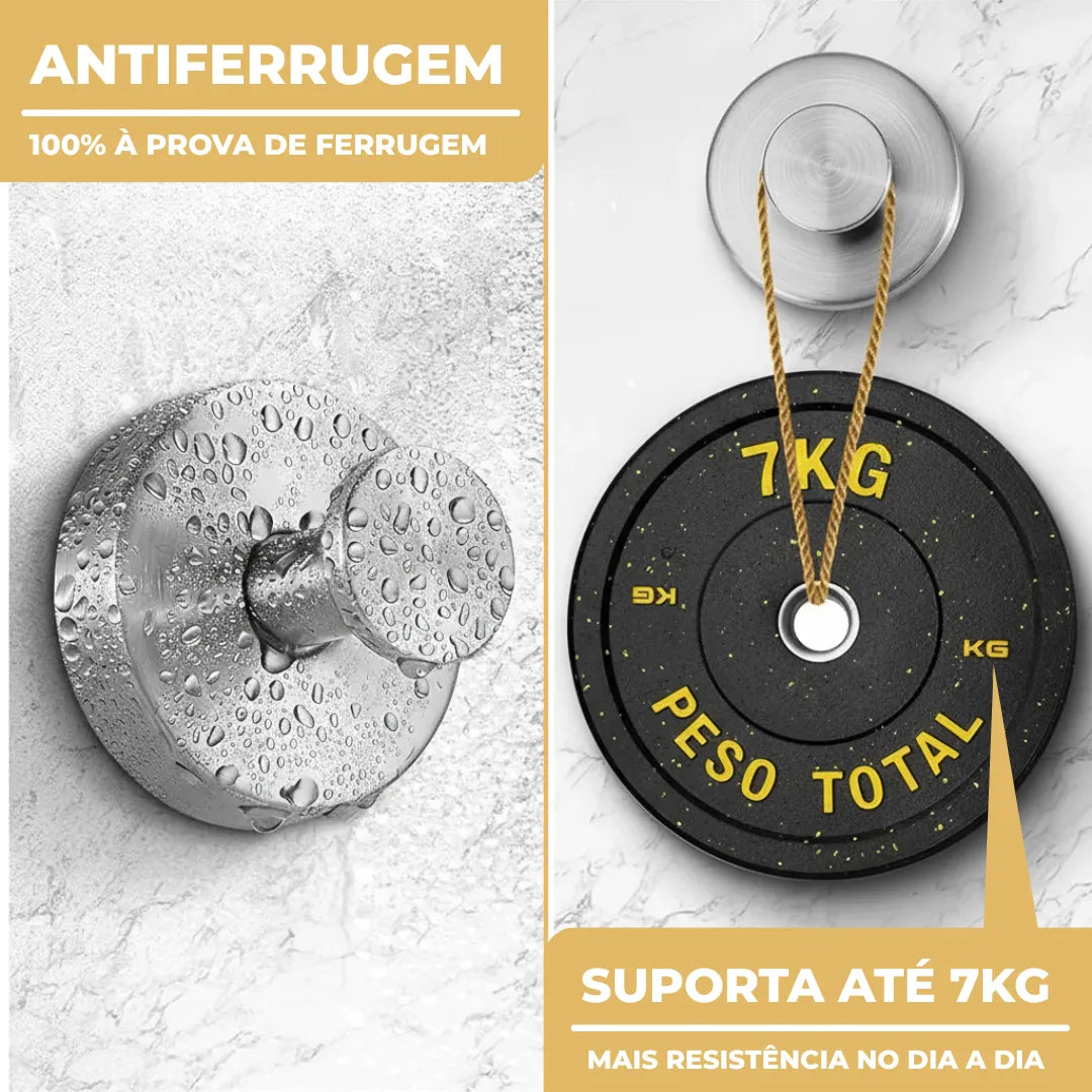 FixPro® – Gancho de Ventosa Premium (Fixação Ultra Forte sem Furos!) – Compre 1 Leve 2!