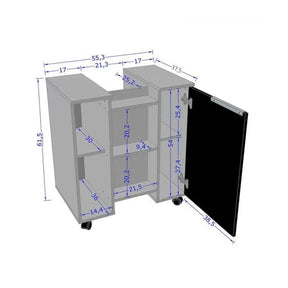 Gabinete De Banheiro 1 porta Ripado