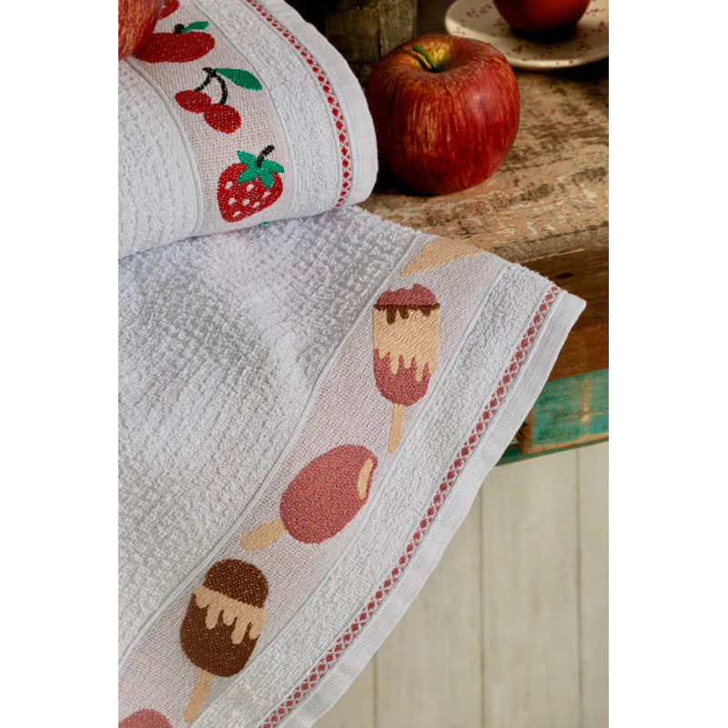 Kit Pano de Copa Festivo | Decoração Natalina e Alta Absorção | Kit 3 Unidades