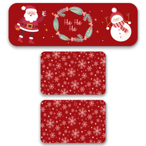 Kit Tapete Natal LuxoClean | Praticidade e Alegria para Receber a Família | Kit 3 Unidades