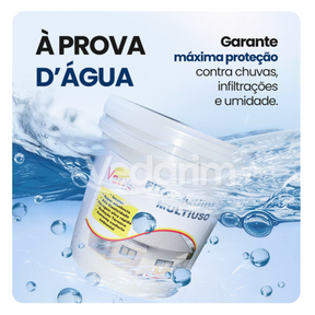 Selante Veda Tudo Impermeabilizante contra Vazamentos e Infiltrações - Rápido, Prático e Super Eficiente
